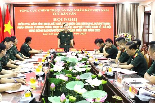 Cục Dân vận, Tổng cục Chính trị kiểm tra công tác dân vận tại tỉnh Lào Cai