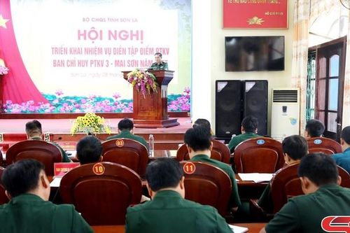 Triển khai nhiệm vụ diễn tập phòng thủ khu vực năm 2025