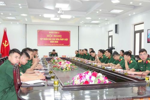 Tập huấn báo cáo viên pháp luật