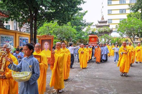 Lễ truy niệm, phụng tống kim quan Thượng tọa Thích Quảng Tánh trà-tỳ