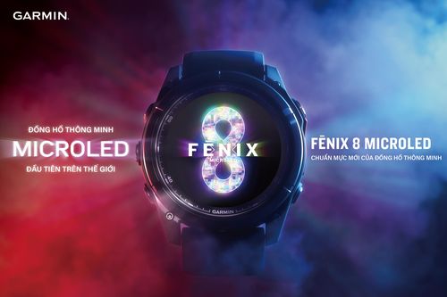 Garmin chính thức công bố fenix 8 MicroLED