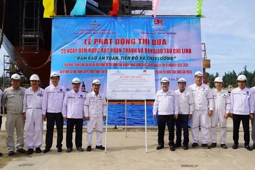 Hoàn thành tàu Chí Linh bảo đảm an toàn, đúng tiến độ