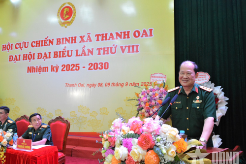Hội Cựu chiến binh xã Thanh Oai tổ chức Đại hội đại biểu lần thứ VIII, nhiệm kỳ 2025 - 2030