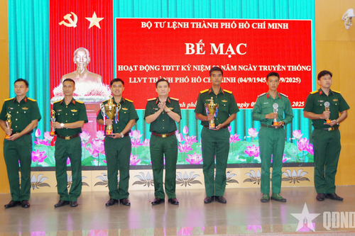 Bộ tư lệnh TP Hồ Chí Minh bế mạc các hoạt động thể dục thể thao