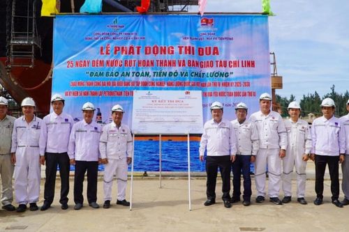 PVSM phát động thi đua '25 ngày đêm nước rút' hoàn thành và bàn giao tàu Chí Linh