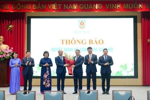 Bộ Tư pháp công bố quyết định điều động, bổ nhiệm Thứ trưởng Phan Chí Hiếu