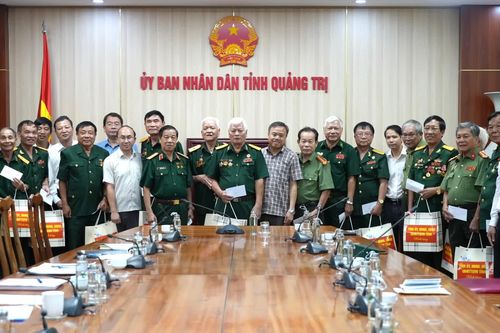Lãnh đạo tỉnh gặp mặt Hội chiến sĩ Thành Cổ Quảng Trị năm 1972