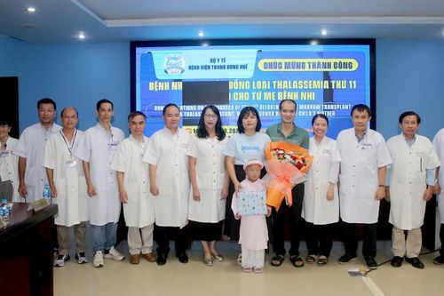 Ghép thành công tủy đồng loại Thalassemia trẻ em với nguồn tủy từ mẹ ruột, khác nhóm máu