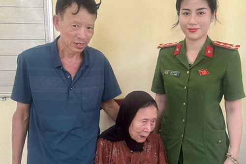 Thư cảm ơn Công an xã Xuân Mai giúp đỡ đưa cụ bà đi lạc về với gia đình