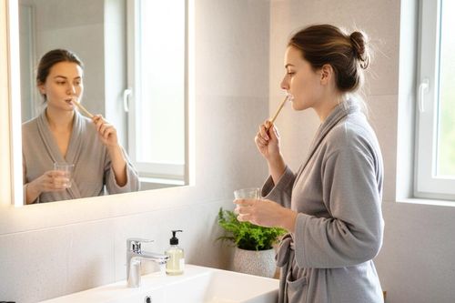 Nên đánh răng trước hay sau khi ăn sáng?