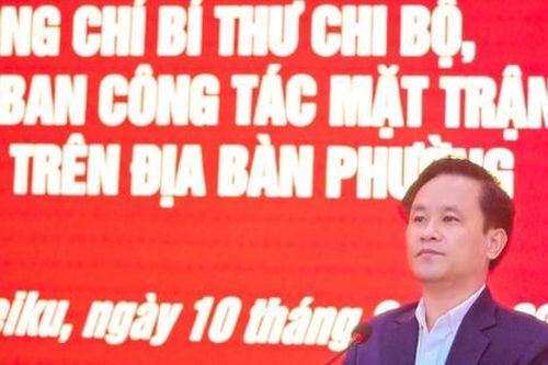 Gia Lai: Phường Pleiku gặp mặt cán bộ cơ sở, tổ dân phố năm 2025