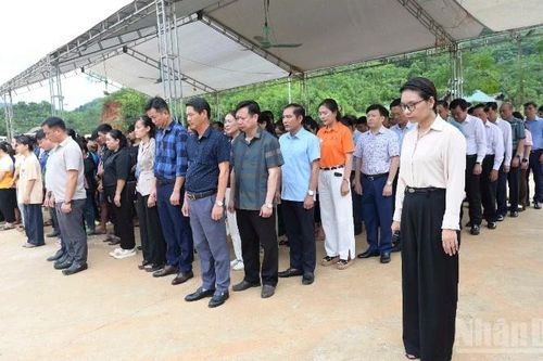 Lào Cai: Tưởng niệm các nạn nhân bị thiệt mạng và mất tích do lũ quét tại Làng Nủ