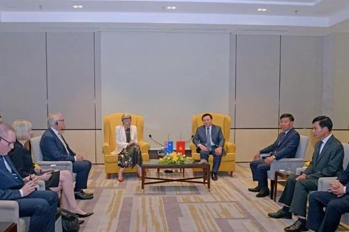 Giám đốc Học viện Chính trị quốc gia Hồ Chí Minh tiếp Toàn quyền Australia