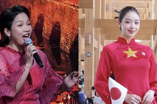 Mỹ Linh cất cao giọng hát 'chuẩn diva' và Hoa hậu Thanh Thủy diện áo dài cùng quảng bá văn hóa Việt tại 'Expo 2025'