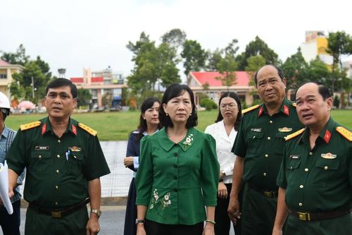 Phó Chủ tịch tỉnh An Giang kiểm tra, đôn đốc các dự án quân sự, biên phòng