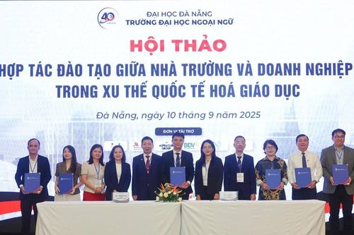 Trường ĐH Ngoại ngữ Đà Nẵng ký kết hợp tác với 11 đối tác trong nước và quốc tế