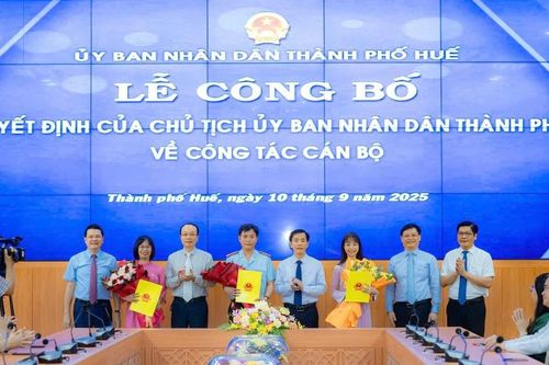 Huế: Bổ nhiệm cán bộ lãnh đạo các sở, ngành