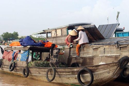 Chợ nổi Long Xuyên vẫn đợi người