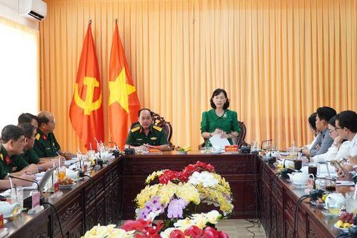Kiểm tra công trình trọng điểm do Bộ Chỉ huy Quân sự tỉnh An Giang làm chủ đầu tư
