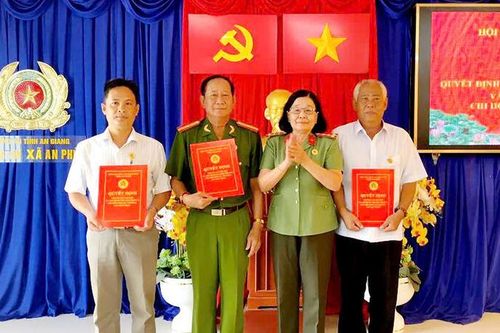 Hội Cựu Công an nhân dân tỉnh An Giang thành lập các chi hội cơ sở