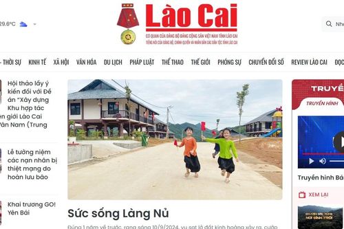Báo Lào Cai điện tử xếp thứ 11 trong các báo Đảng địa phương về lượng truy cập