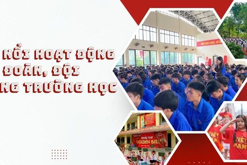 Sôi nổi hoạt động Đoàn, Đội trong trường học