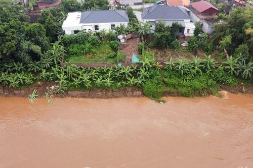 Phú Thọ: Công bố tình huống khẩn cấp về sạt lở bờ, vở sông Thao