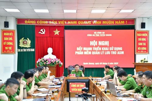 Triển khai sử dụng phần mềm quản lý lưu trú ASM tại Tuyên Quang