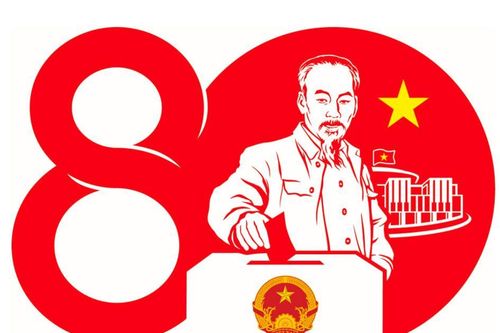 Mẫu biểu trưng chính thức kỷ niệm 80 năm Quốc hội Việt Nam