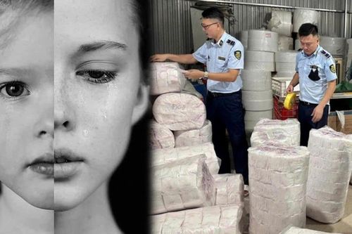 Rùng mình lò sản xuất bỉm trẻ em, băng vệ sinh giả