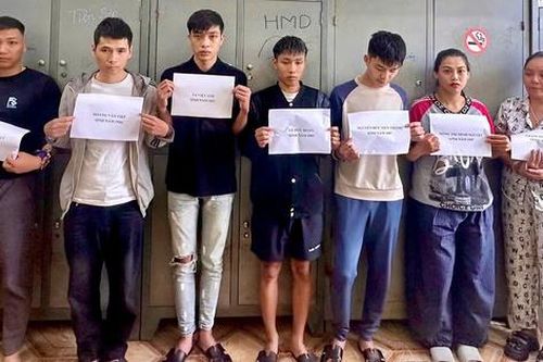 Tạm giữ hình sự Anh 'Khàn' và 6 đối tượng gây rối trật tự ở Sa Pa
