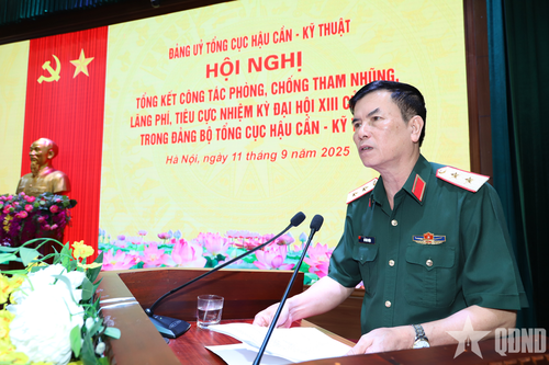 Đảng ủy Tổng cục Hậu cần - Kỹ thuật: Nhiều giải pháp trong phòng, chống tham nhũng, lãng phí, tiêu cực