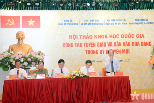 Hội thảo khoa học Quốc gia 'Công tác tuyên giáo và dân vận của Đảng trong kỷ nguyên mới'