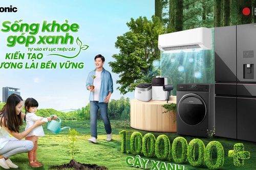 Panasonic viết tiếp hành trình tự hào kỷ lục triệu cây, hướng tới tương lai bền vững