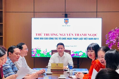 Dự kiến tổ chức Lễ hưởng ứng Ngày Pháp luật Việt Nam năm 2025 vào ngày 9/11