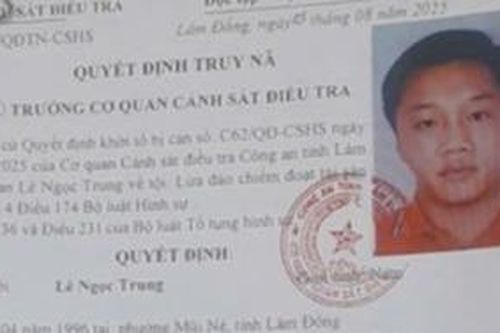 Công an Lâm Đồng truy nã đặc biệt đối tượng lừa đảo chiếm đoạt tài sản