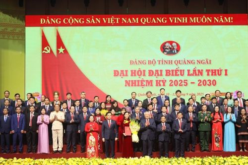 Ban Chấp hành Đảng bộ tỉnh Quảng Ngãi nhiệm kỳ 2025-2030 gồm 68 đồng chí