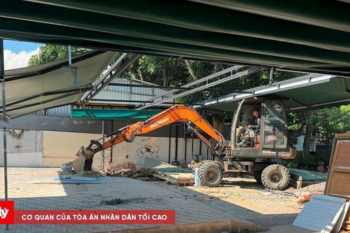 Cưỡng chế, tháo dỡ công trình xây dựng trái phép tại phường Quy Nhơn Nam