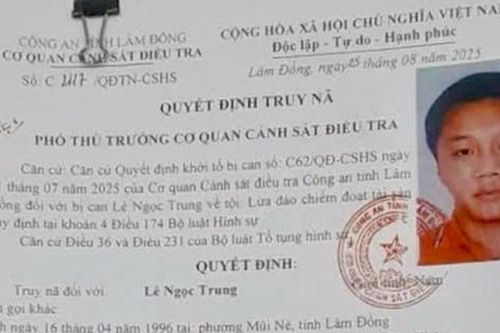 Truy nã đặc biệt đối tượng lừa đảo chiếm đoạt hơn 22 tỷ đồng