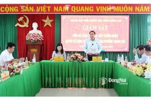 Giám sát công tác cấp giấy chứng nhận quyền sử dụng đất trên địa bàn phường Trảng Dài