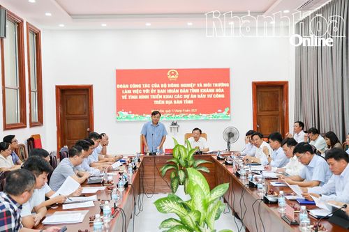 Đẩy nhanh tiến độ giải phóng mặt bằng các dự án nông nghiệp