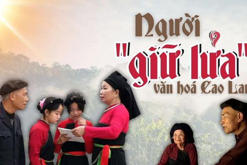Người 'giữ lửa' văn hóa Cao Lan