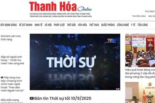 Báo điện tử Thanh Hóa ra mắt giao diện mới: Hiện đại, đa phương tiện, thân thiện với bạn đọc