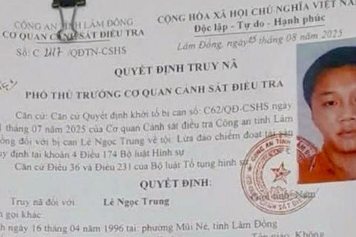 Công an truy nã Lê Ngọc Trung