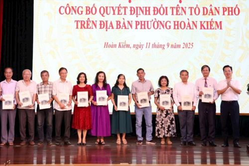 Hoàn Kiếm sắp xếp, đổi tên 72 chi bộ tổ dân phố