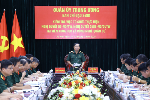 Thượng tướng Lê Huy Vịnh: Viện Khoa học và Công nghệ quân sự cần chú trọng nhóm công nghệ chiến lược