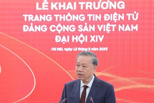 Tổng Bí thư Tô Lâm dự Lễ khai trương Trang tin điện tử 'Đảng Cộng sản Việt Nam – Đại hội XIV'