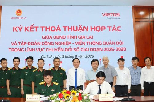 Gia Lai và Viettel 'bắt tay' hợp tác về chuyển đổi số giai đoạn mới