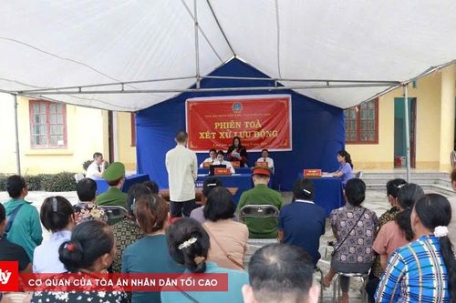 TAND khu vực 3 – Lạng Sơn tuyên truyền pháp luật qua phiên tòa lưu động