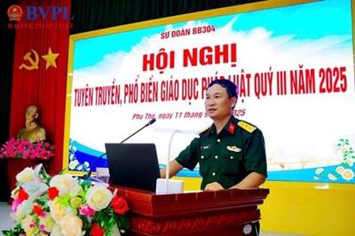 Viện kiểm sát và Tòa án quân sự Quân khu 2 phối hợp tuyên truyền, phổ biến giáo dục pháp luật